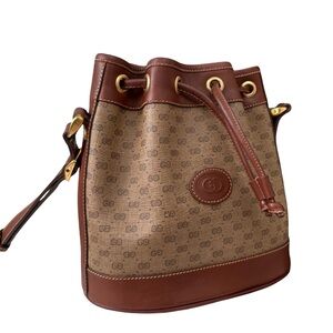Vintage Gucci mini bucket bag-Size:18*19*12cm